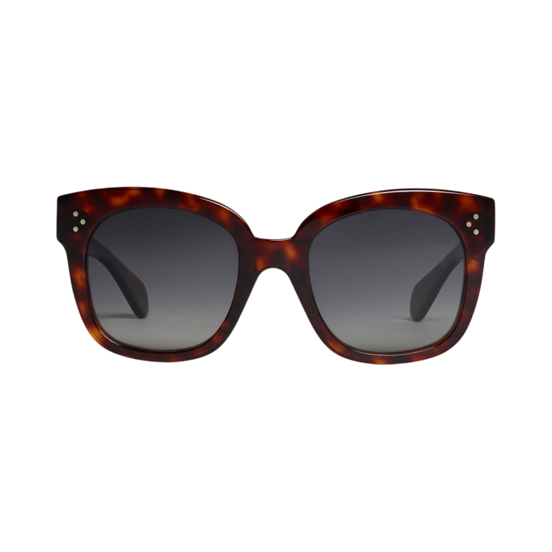 (W) 셀린느 오버사이즈 S002 폴러라이즈드 렌즈 아세테이트 선글라스 레드 하바나((W) Celine Oversized S002 Sunglasses in Acetate with Polarized Lenses Red Havana) - 1