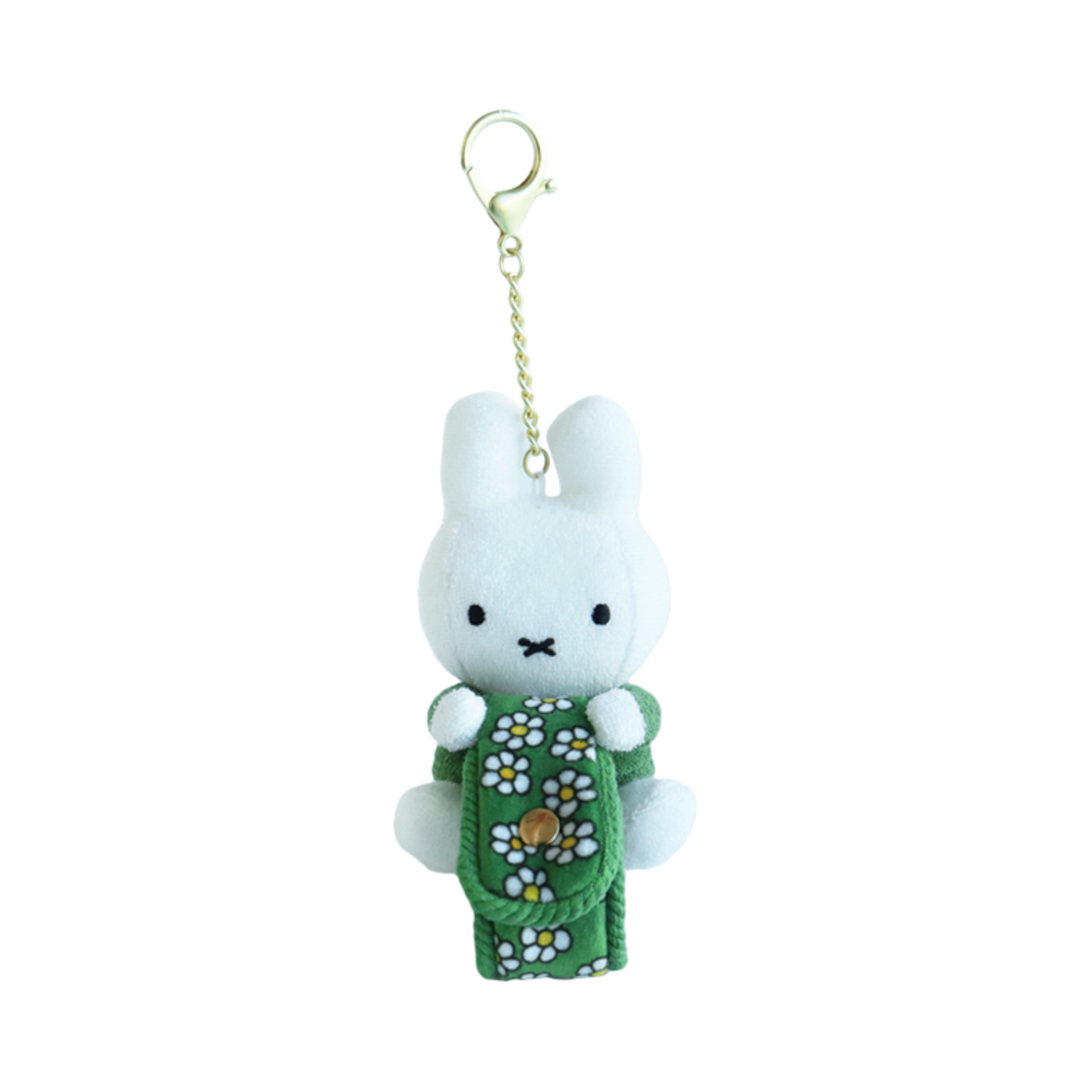 2976-50 Many a Little Miffy Flower Pattern Key Holder Green