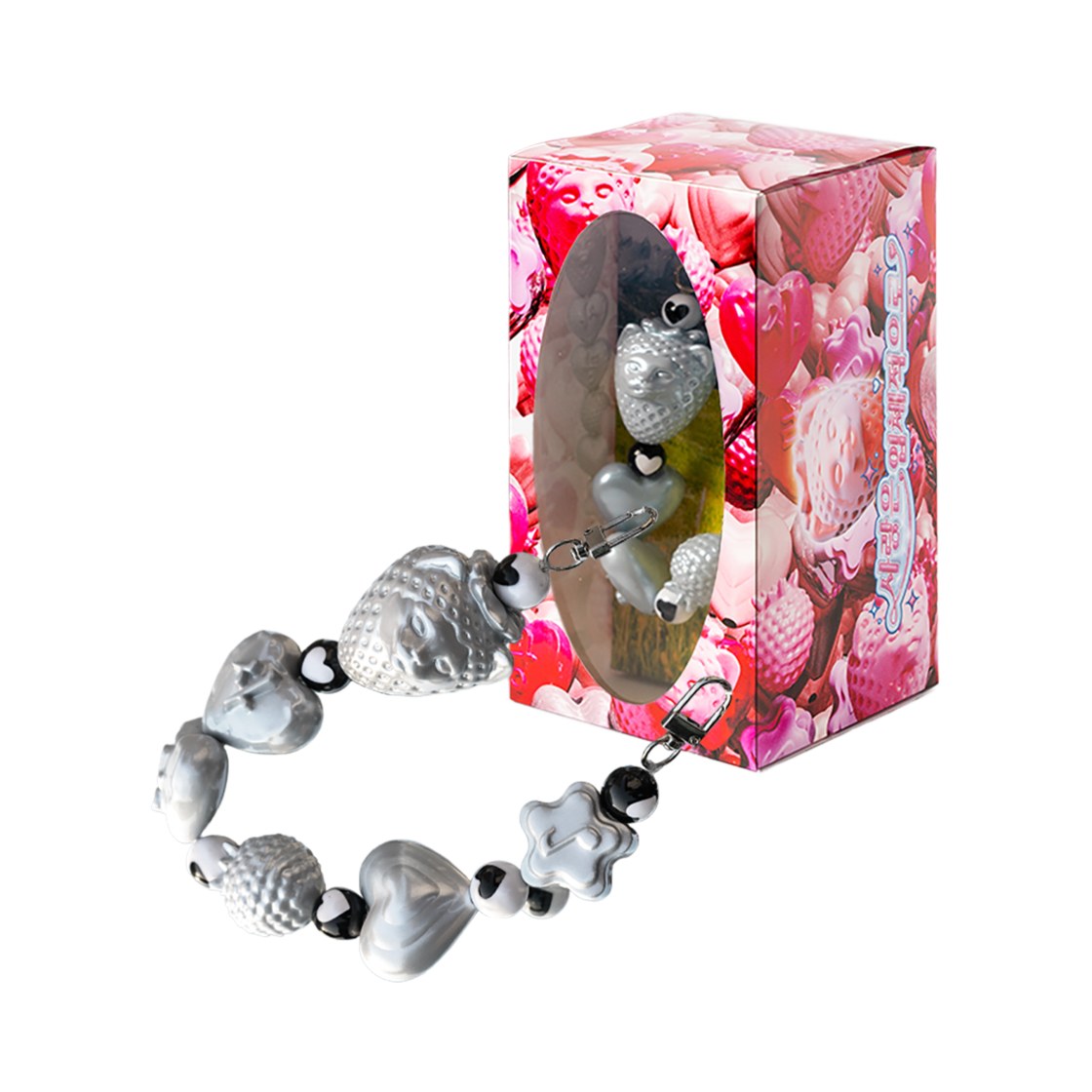 ARTBSUR0001 [3% 적립] Print Bakery SURIN, Mojo Mojo Strap Keyring Silver