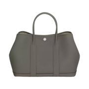 Hermes Garden Party 30 Bag Negonda & Palladium Gris Meyer