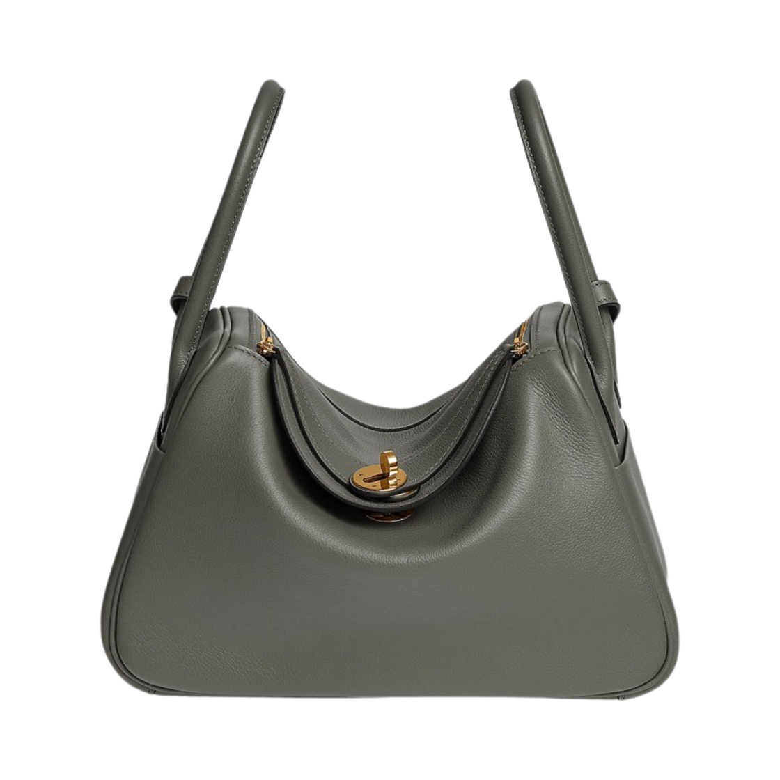 에르메스 린디 26 백 에버컬러 & 골드 하드웨어 그리 메이어(Hermes Lindy 26 Bag Evercolor & Gold Gris Meyer) - 1