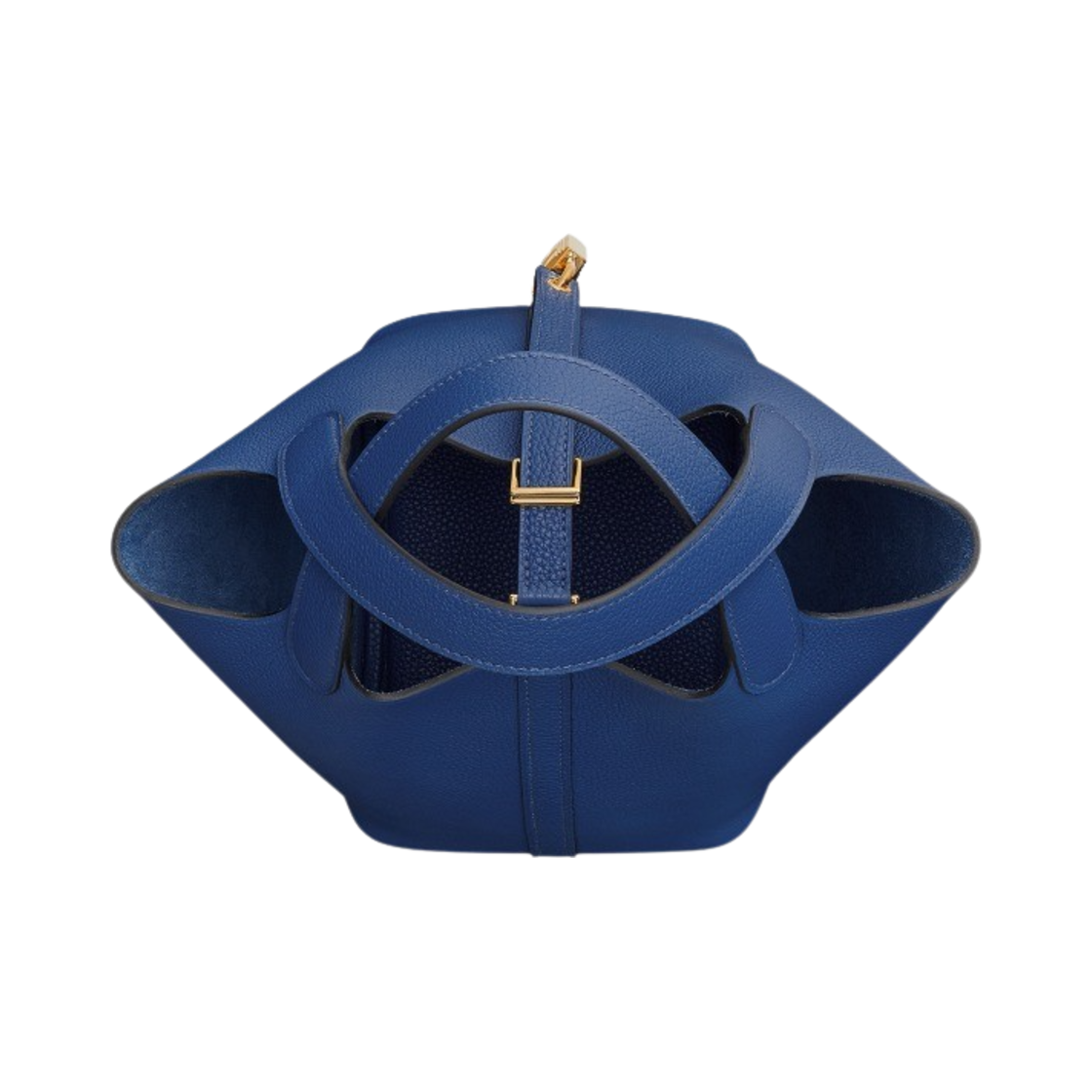 에르메스 피코탄 락 18 백 모리스 & 골드 하드웨어 블루 사피흐(Hermes Picotin Lock 18 Bag Maurice & Gold Bleu Saphir) - 3