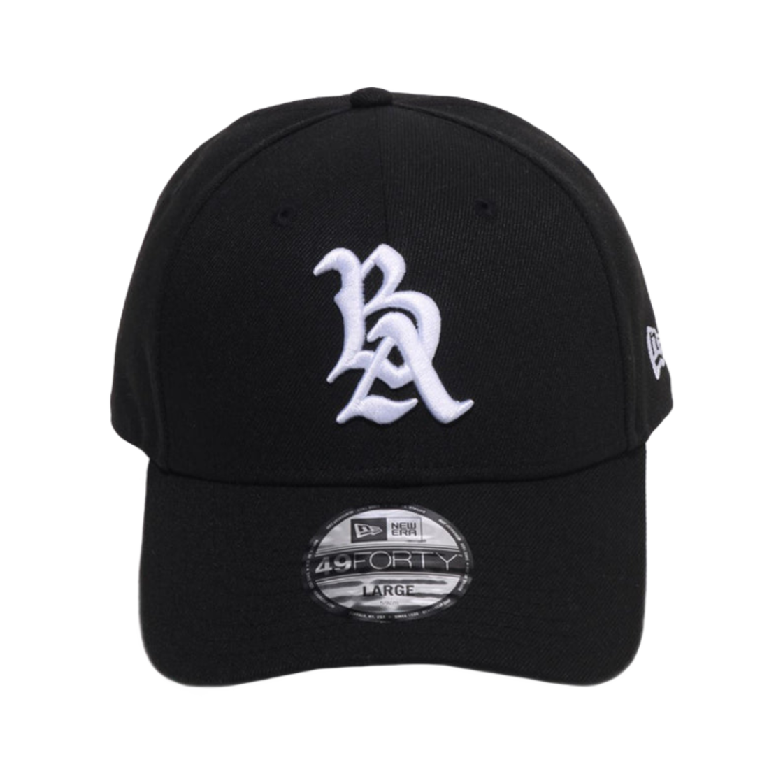 베이프 x 뉴에라 베이스볼 로고 49포티 캡 블랙(BAPE x New Era Baseball Logo 49Forty Cap Black) - 2