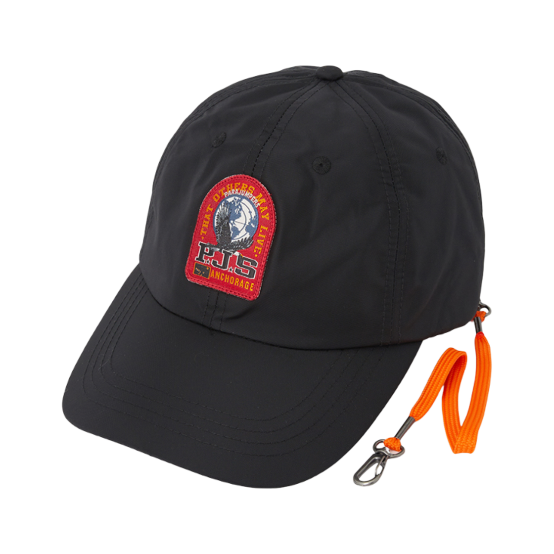 25SMPABCHA13PAG0541 Parajumpers Bravo Baseball Cap Black - 25SS