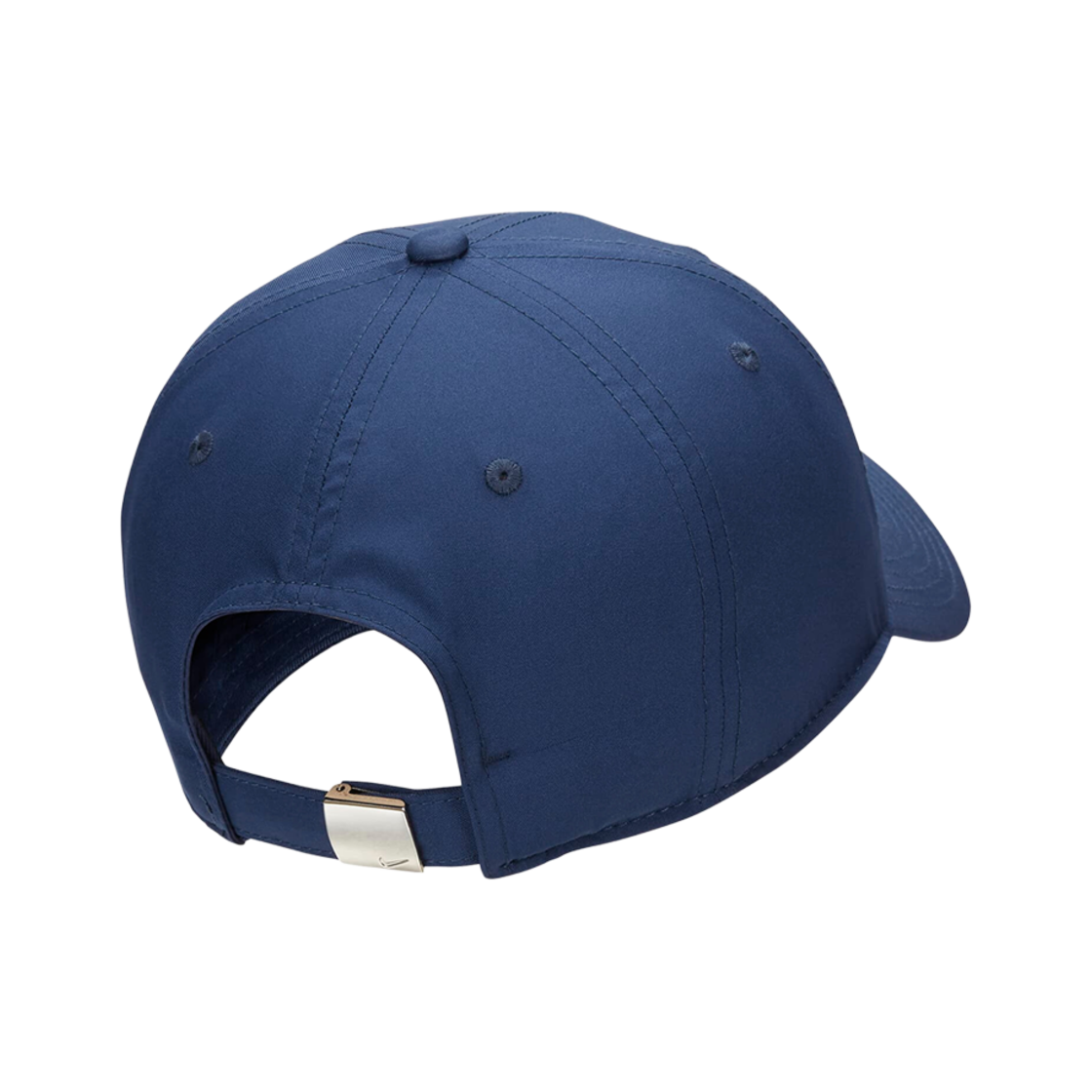 나이키 드라이핏 클럽 언스트럭처 메탈 스우시 캡 미드나잇 네이비 메탈릭 실버(Nike Dri-Fit Club Unstructured Metal Swoosh Cap Midnight Navy Metallic Silver) - 2