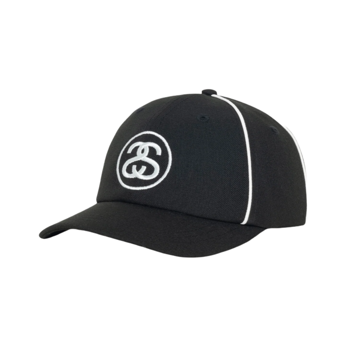 스투시 로우 프로파일 콘트라스트 파이핑 스냅백 블랙(Stussy Low Profile Contrast Piping Snapback Black) - 2