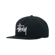 Stussy Basic Strapback Cap Black