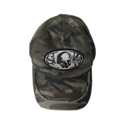 [더블적립] ETCE Skull Patch Trucker Cap Khaki