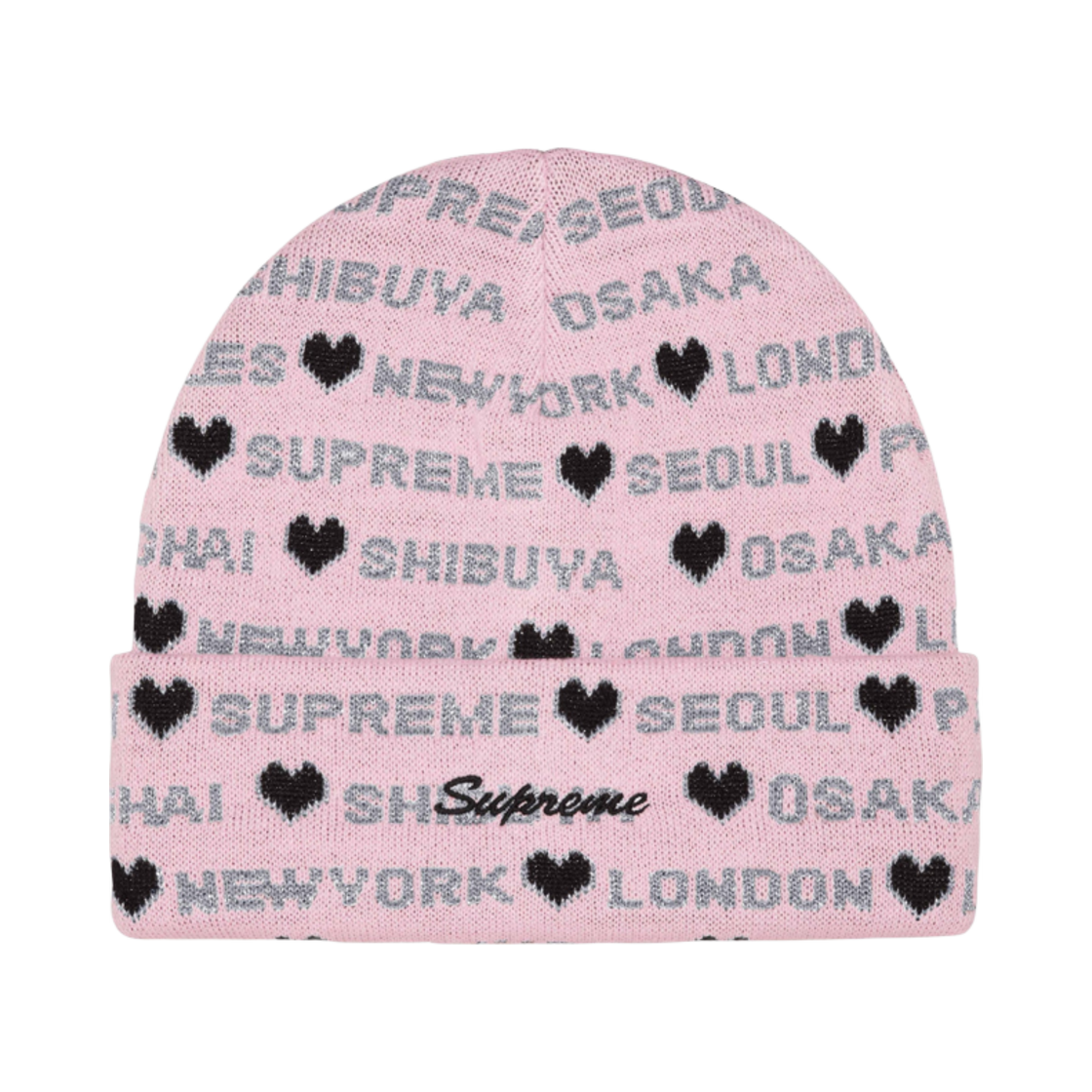 슈프림 하츠 비니 블랙 - 24FW | Supreme | KREAM