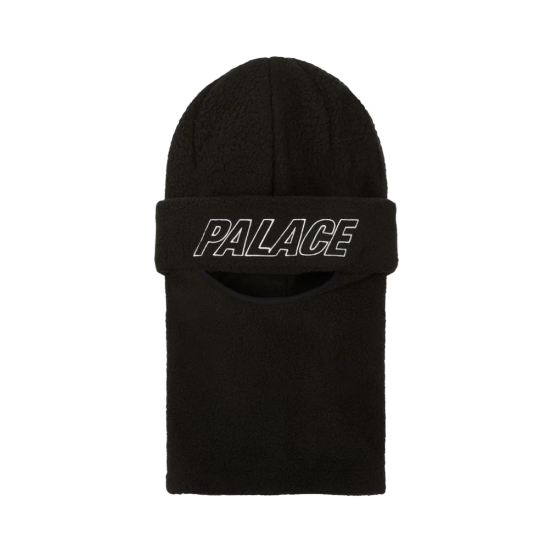 팔라스 플리스 페이스워머 비니 블랙 - 23SS(Palace Fleece Facewarmer Beanie Black - 23SS) - 1