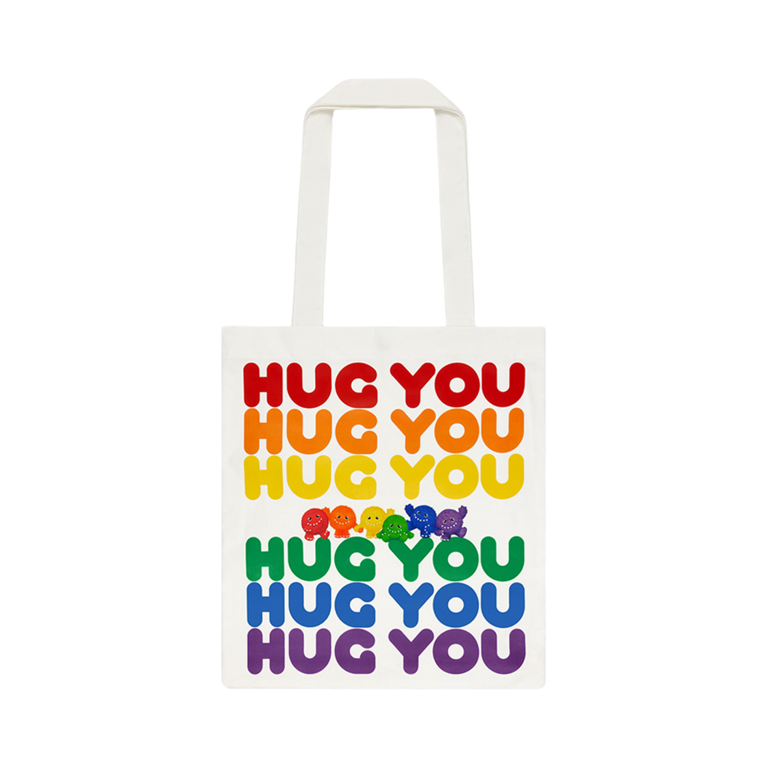 팝마트 인스팅토이 허그 유 시리즈 캔버스 백(Pop Mart Instinctoy Hug You Series Canvas Bag)