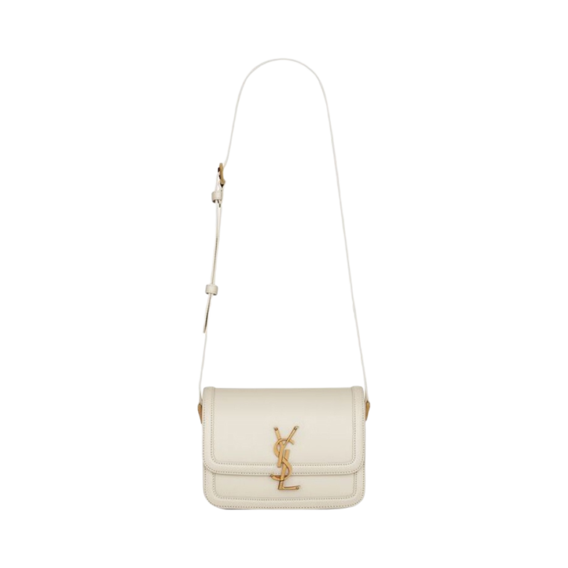 생로랑 솔페리노 스몰 사첼 박스 생로랑 레더 블랑 빈티지(Saint Laurent Solferino Small Satchel In Box Saint Laurent Leather Blanc Vintage) - 1