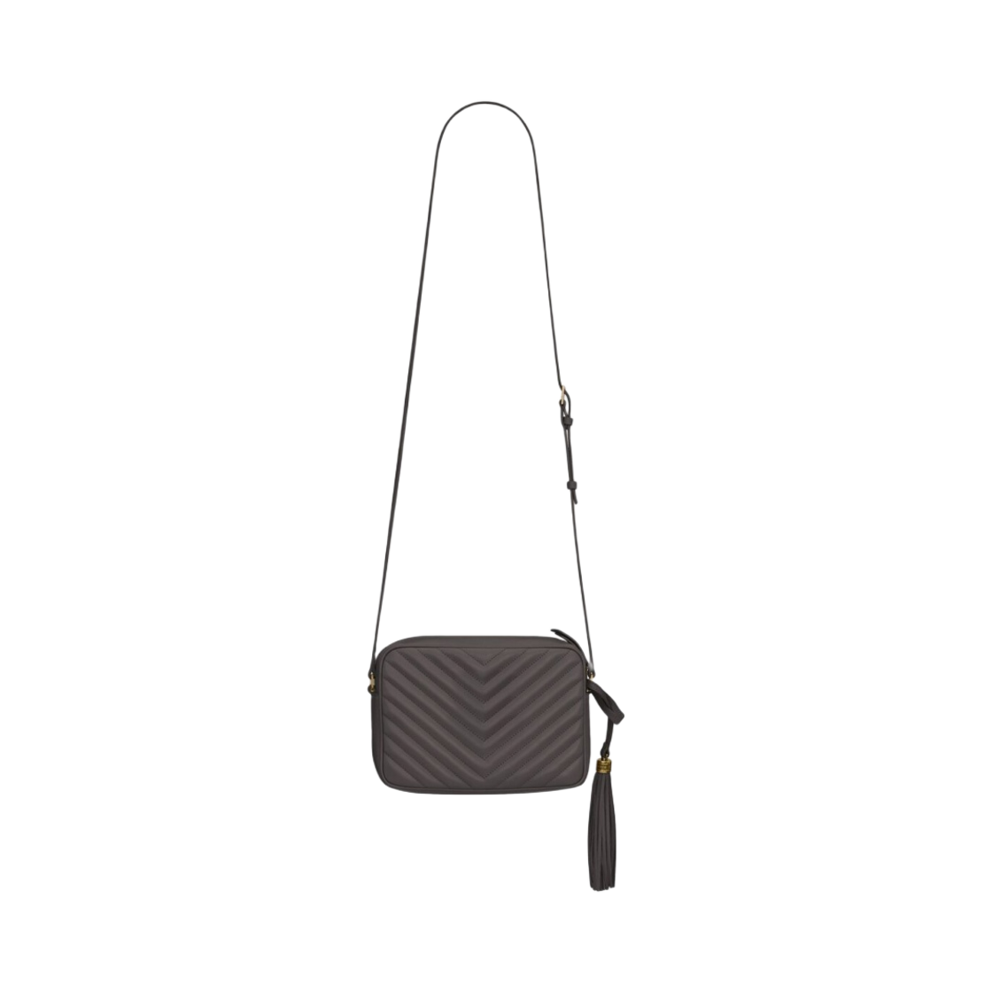 생로랑 퀼티드 레더 루 카메라백 스톰(Saint Laurent Lou Camera Bag in Quilted Leather Storm) - 3
