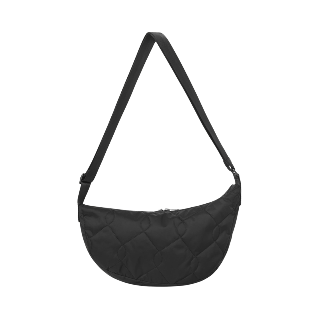 코스 퀼티드 나일론 크로스바디백 블랙(COS Quilted Nylon Crossbody Bag Black)