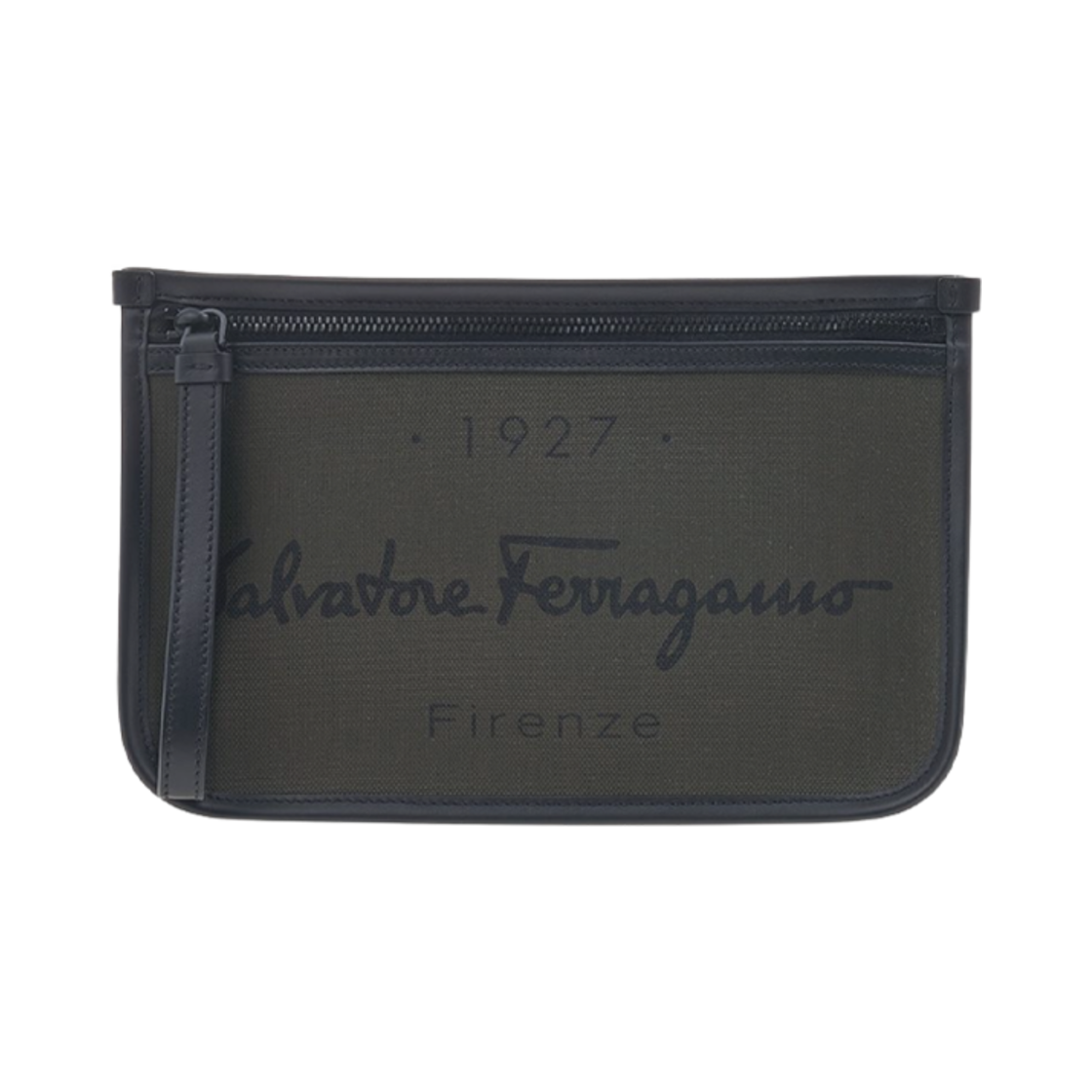 240971-760237 Ferragamo 1927 Signature Pouch Black