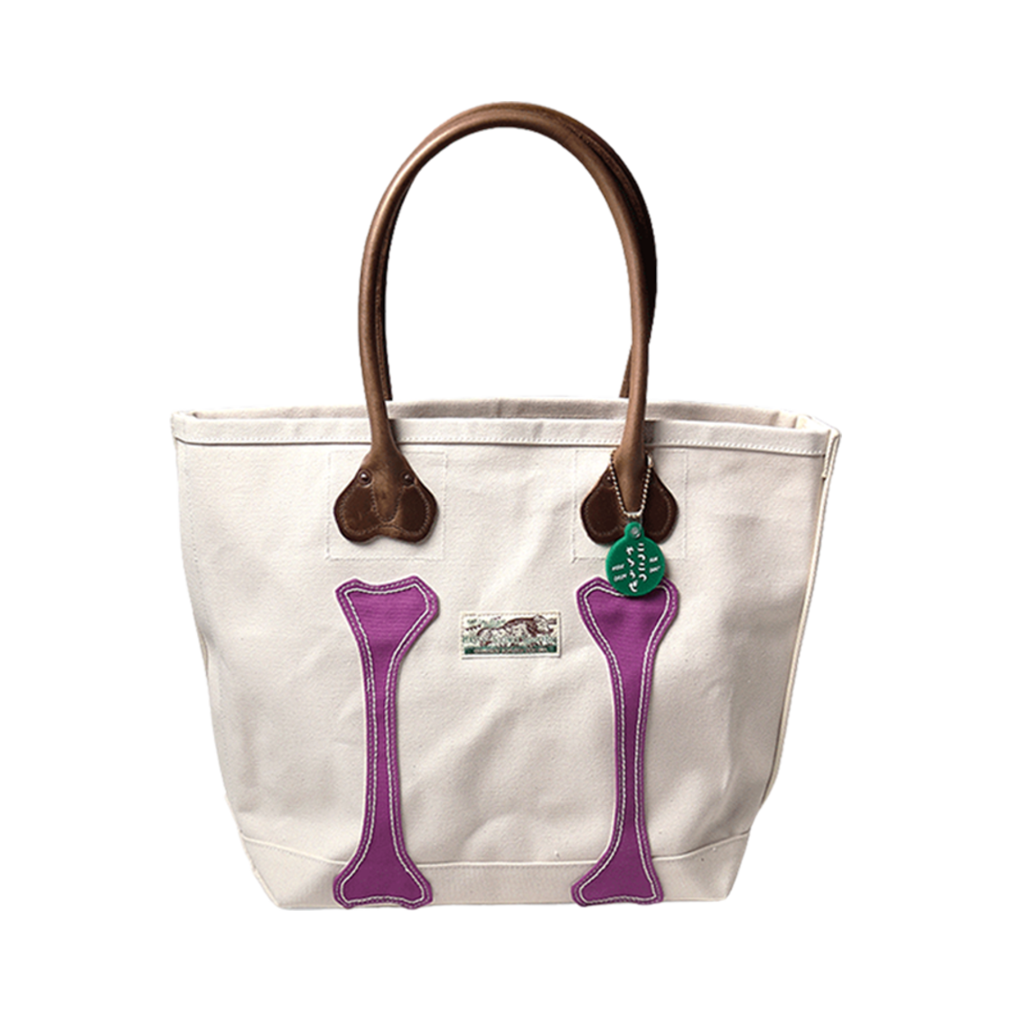 캐피탈 No. 4 캔버스 코츠코츠 토트백 S 키나리 퍼플(Kapital No. 4 Canvas Kotsukotsu Tote Bag S Kinari Purple)