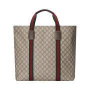 Gucci GG Tender Medium Tote Bag Beige Ebony Supreme Tender