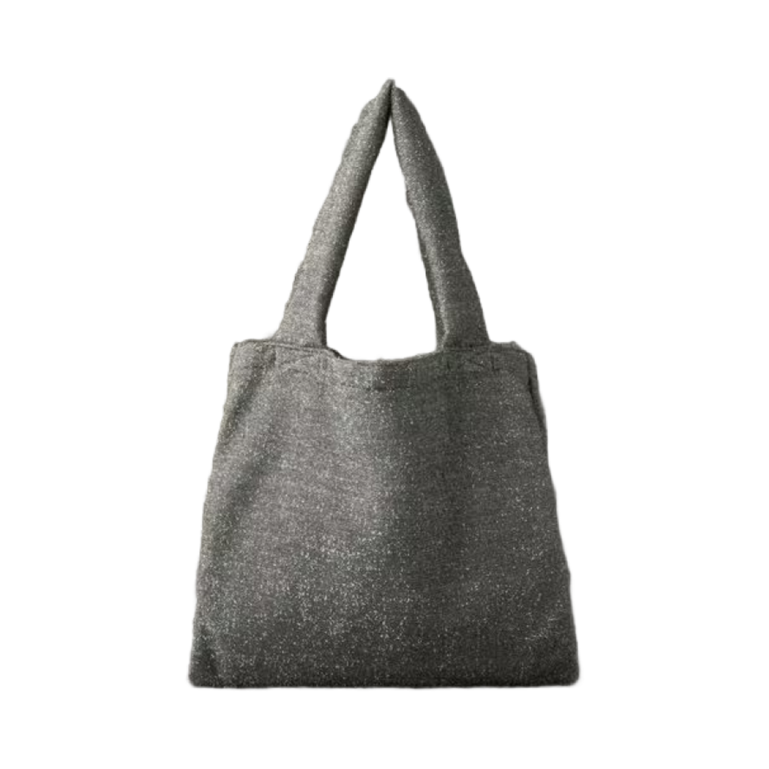 시텐 스파클리 클리어 로고 토트백 실버(Citen Sparkly Clear Logo Tote Bag Silver) - 4