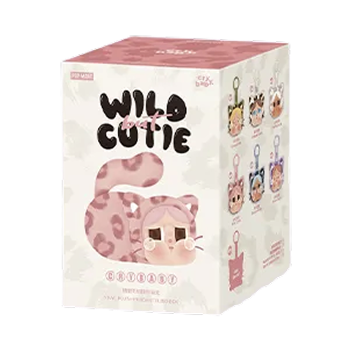 팝마트 크라이베이비 표범 냥이 시리즈 바이닐 플러시 펜던트 (1개입)(Pop Mart Crybaby Wild But Cutie Series Vinyl Plush Pendant (1 Blind Box))