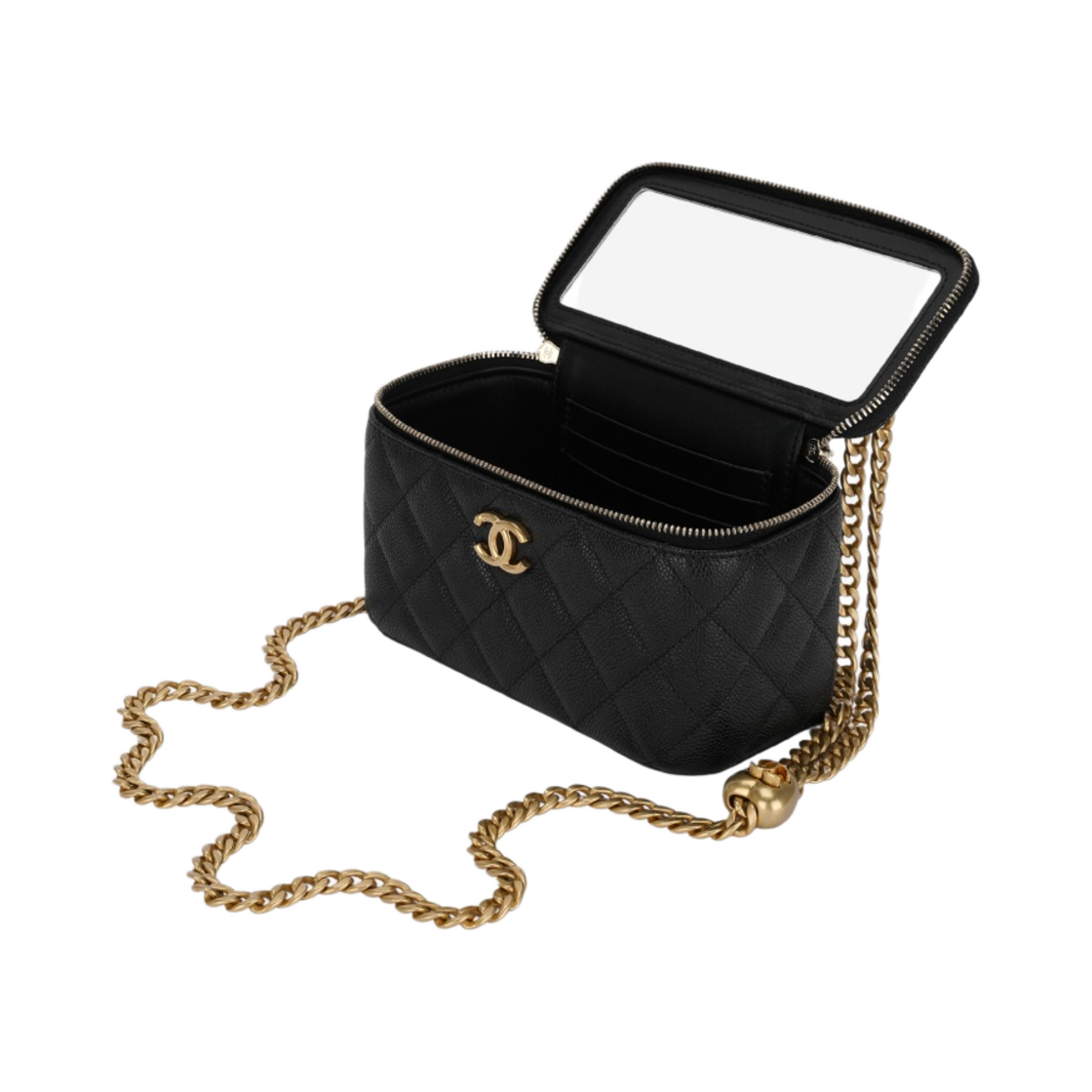 샤넬 체인 미니백 그레인드 카프스킨 & 골드 메탈 블랙(Chanel Clutch with Chain Grained Calfskin & Gold Black) - 3
