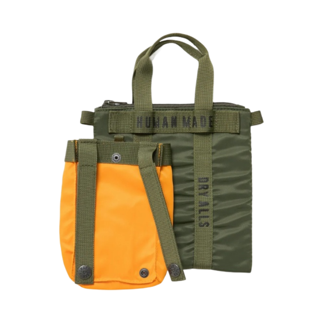휴먼 메이드 미니 헬멧백 올리브 드랩(Human Made Mini Helmet Bag Olive Drab) - 3