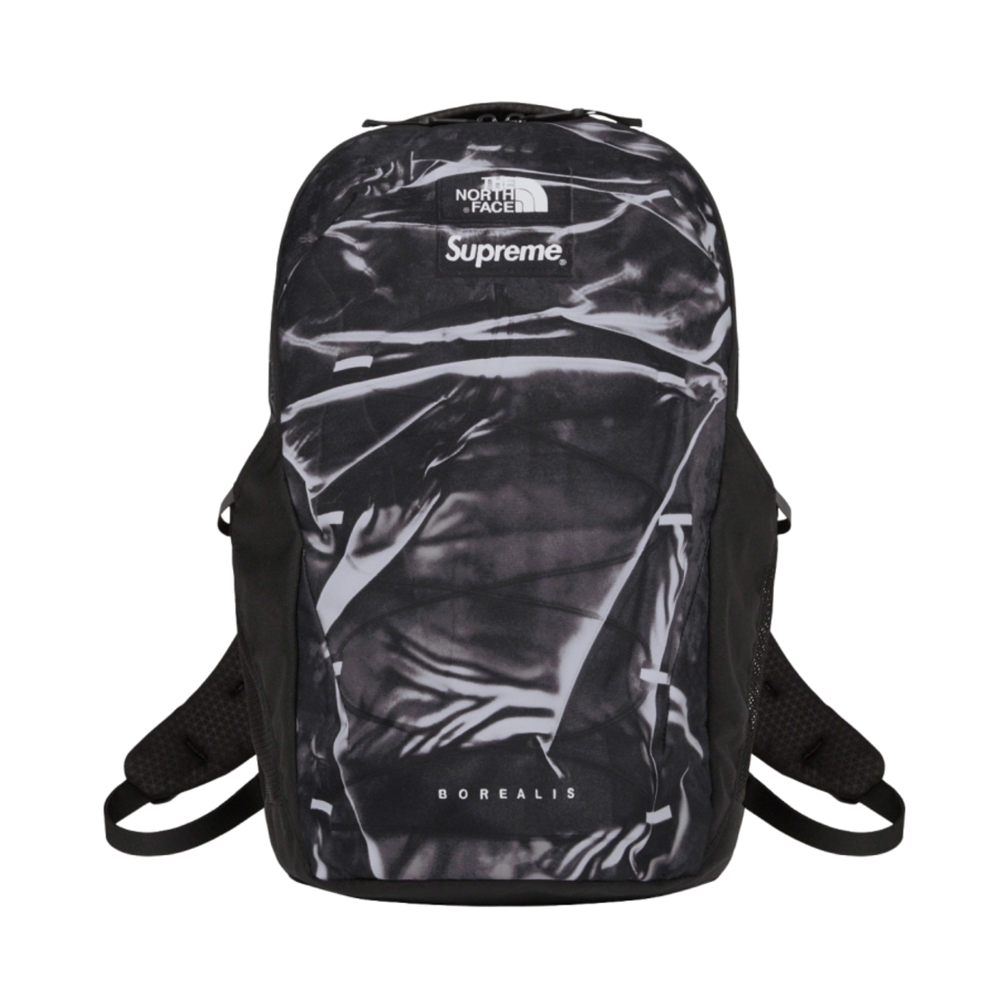 슈프림 x 노스페이스 트롱프 뢰유 프린티드 보레알리스 백팩 블랙 - 23SS(Supreme x The North Face Trompe L'oeil Printed Borealis Backpack Black - 23SS)