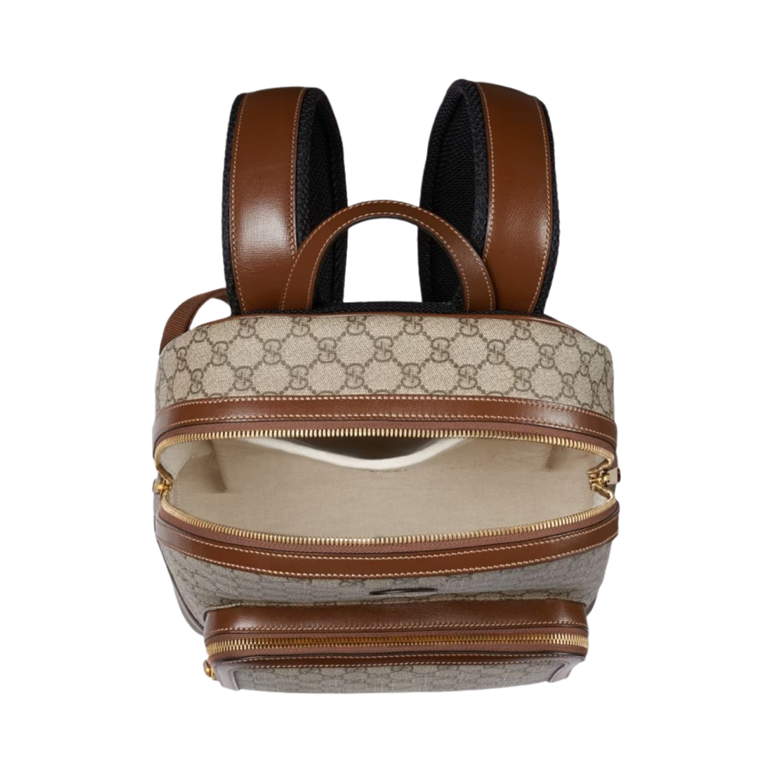 구찌 인터로킹 G 백팩 베이지 에보니(Gucci Backpack with Interlocking G Beige Ebony) - 7