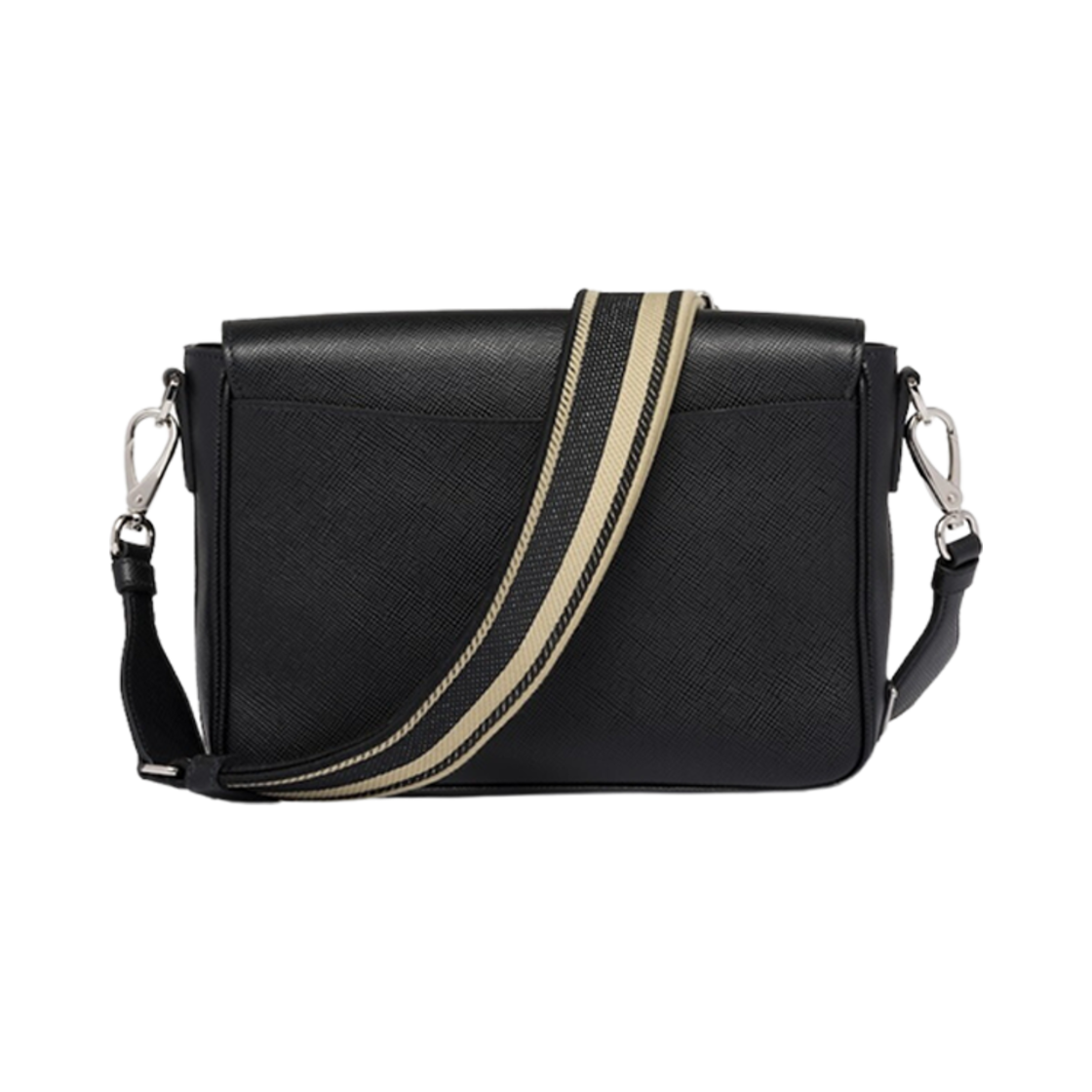 프라다 사피아노 레더 숄더백 블랙(Prada Saffiano Leather Shoulder Bag Black) - 3