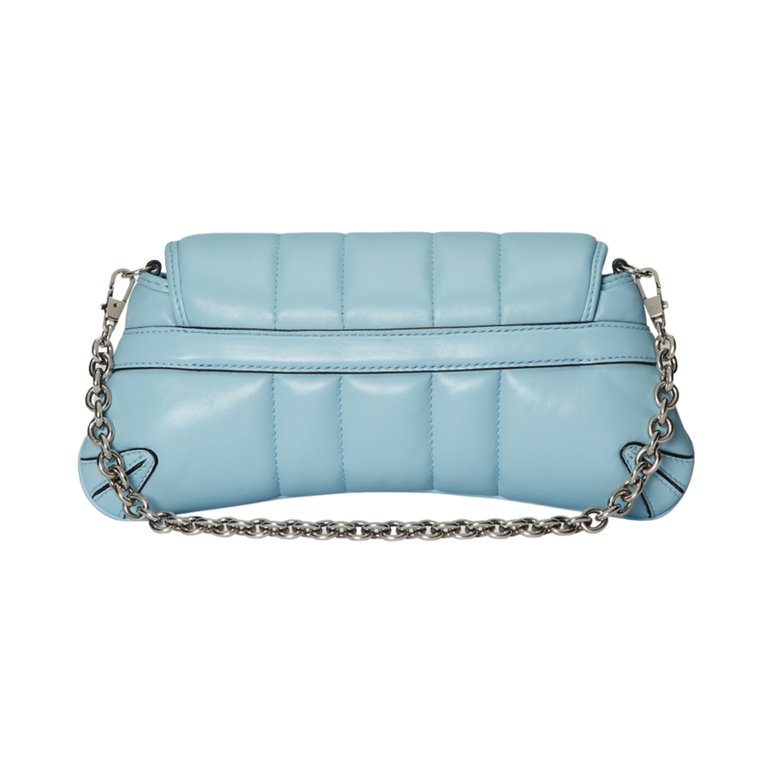 구찌 홀스빗 체인 스몰 숄더백 라이트 블루 레더(Gucci Horsebit Chain Small Shoulder Bag Light Blue Leather) - 4