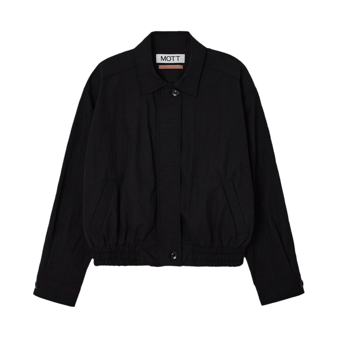 MT 2DS CRJK BK F BSB Mott Button Stitch Blouson Black