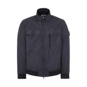 Stone Island 41022 Garment Dyed Crinkle Reps R-Ny Blouson Blue - 24SS