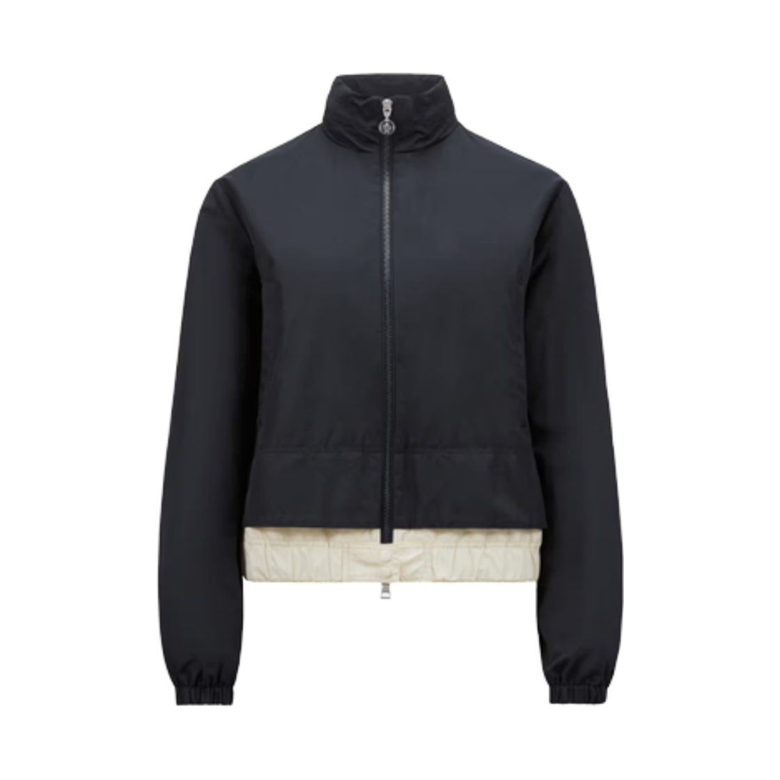 K1-093-1A00009-5986I-742 (W) Moncler Janze Hooded Twill Short Down Jacket Navy Blue - 25SS