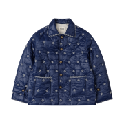 Fritur The KYOTO Quilted Work Jacket Navy_F244PD01