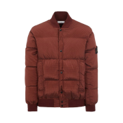 Stone Island 43232 Macro Ripstop Nylon Metal in Econyl Regenerated Nylon Down-TC Chestnut Brown - 23FW