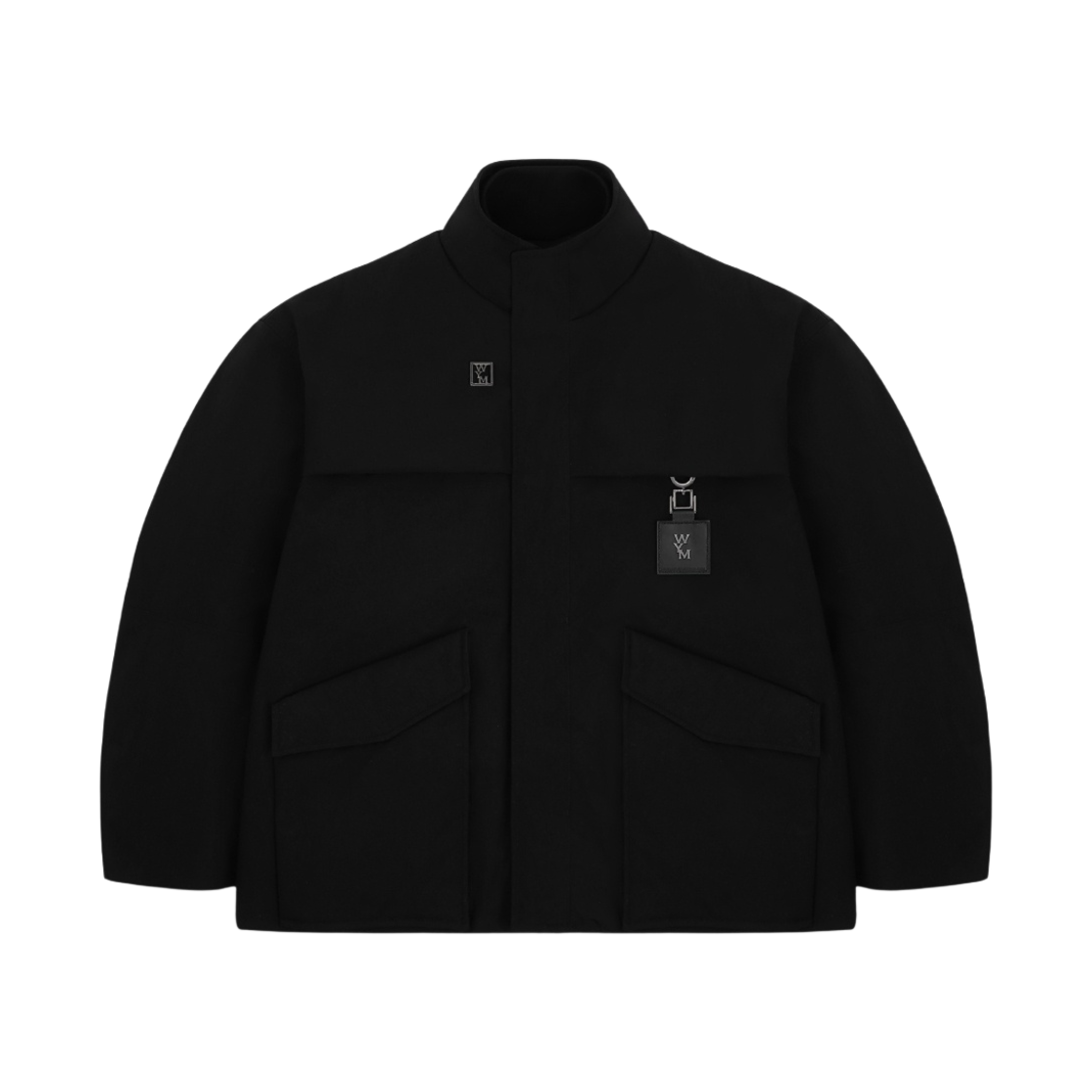 우영미 코듀라 구스 다운 점퍼 블랙 - 22FW