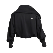 (W) Nike NSW Oversized Cropped Track Jacket Black - Asia