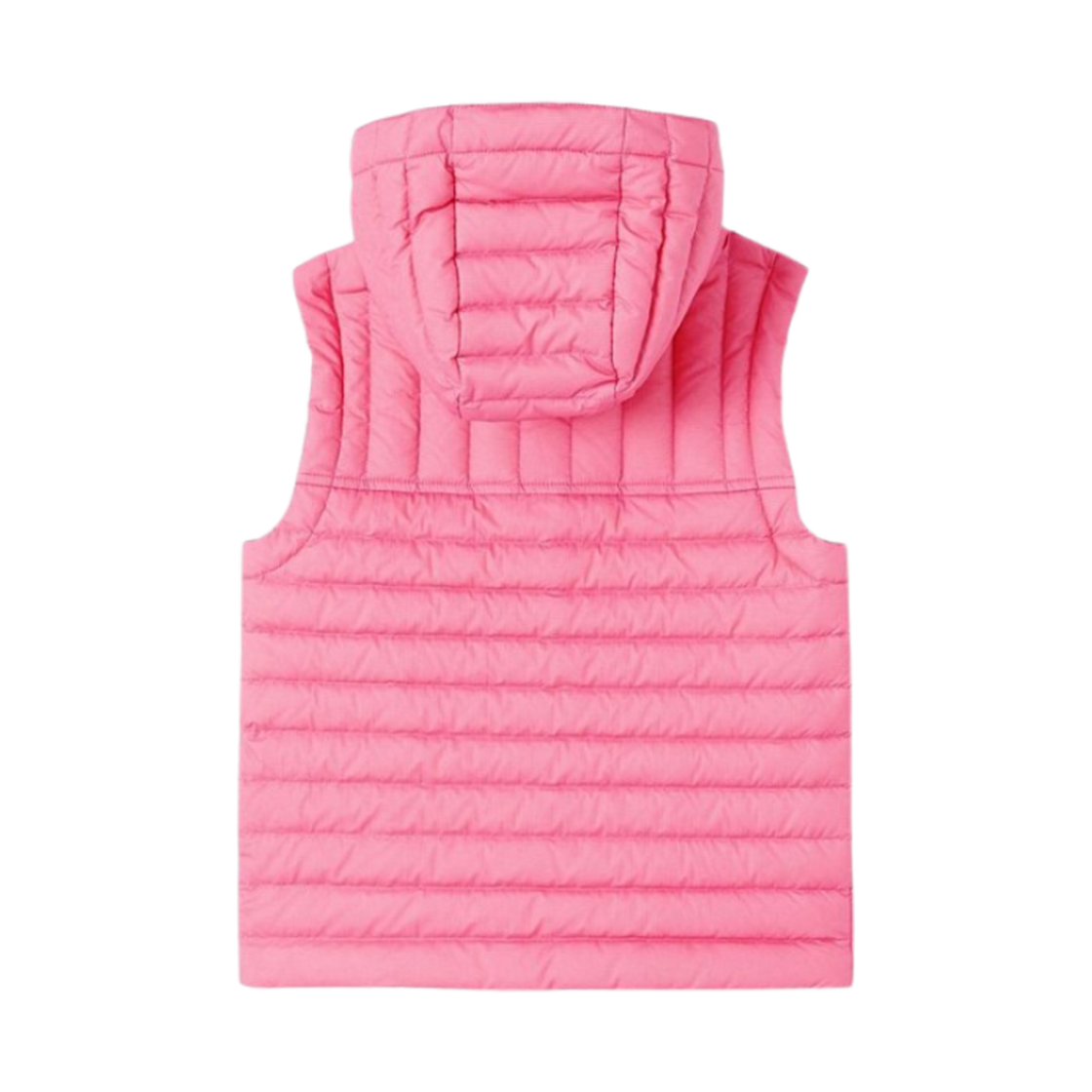 (키즈) 버버리 로고 패치 후드 패딩 베스트 버블검 핑크((Kids) Burberry Logo Patch Hooded Padded Vest Bubblegum Pink) - 2