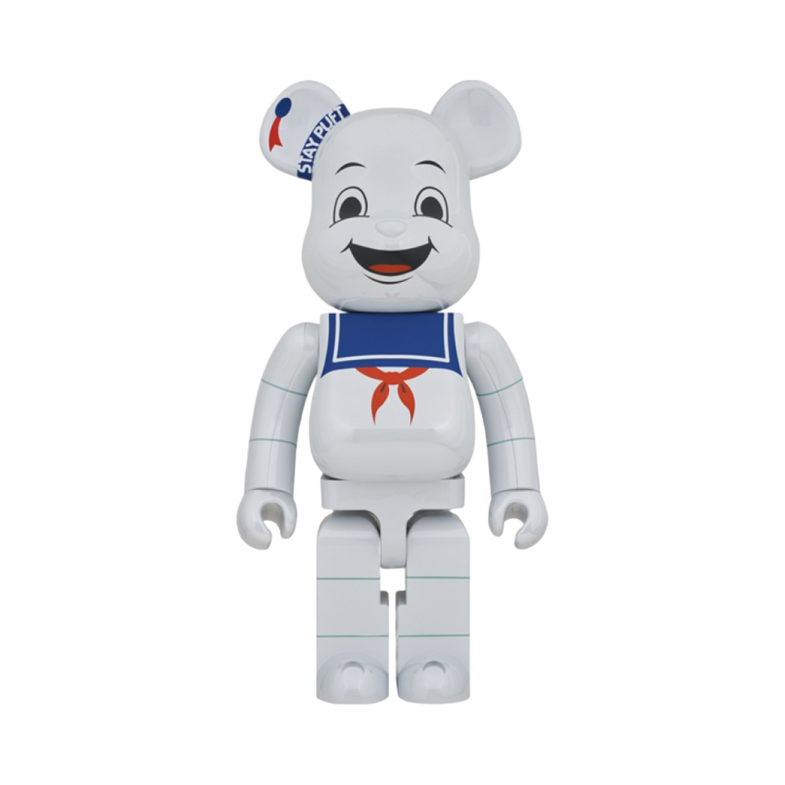 베어브릭 고스트버스터즈 스테이 퍼프트 마쉬멜로우 맨 화이트 크롬 버전 1000%(Bearbrick Ghostbusters Stay Puft Marshmallow Man White Chrome Ver. 1000%) - 1