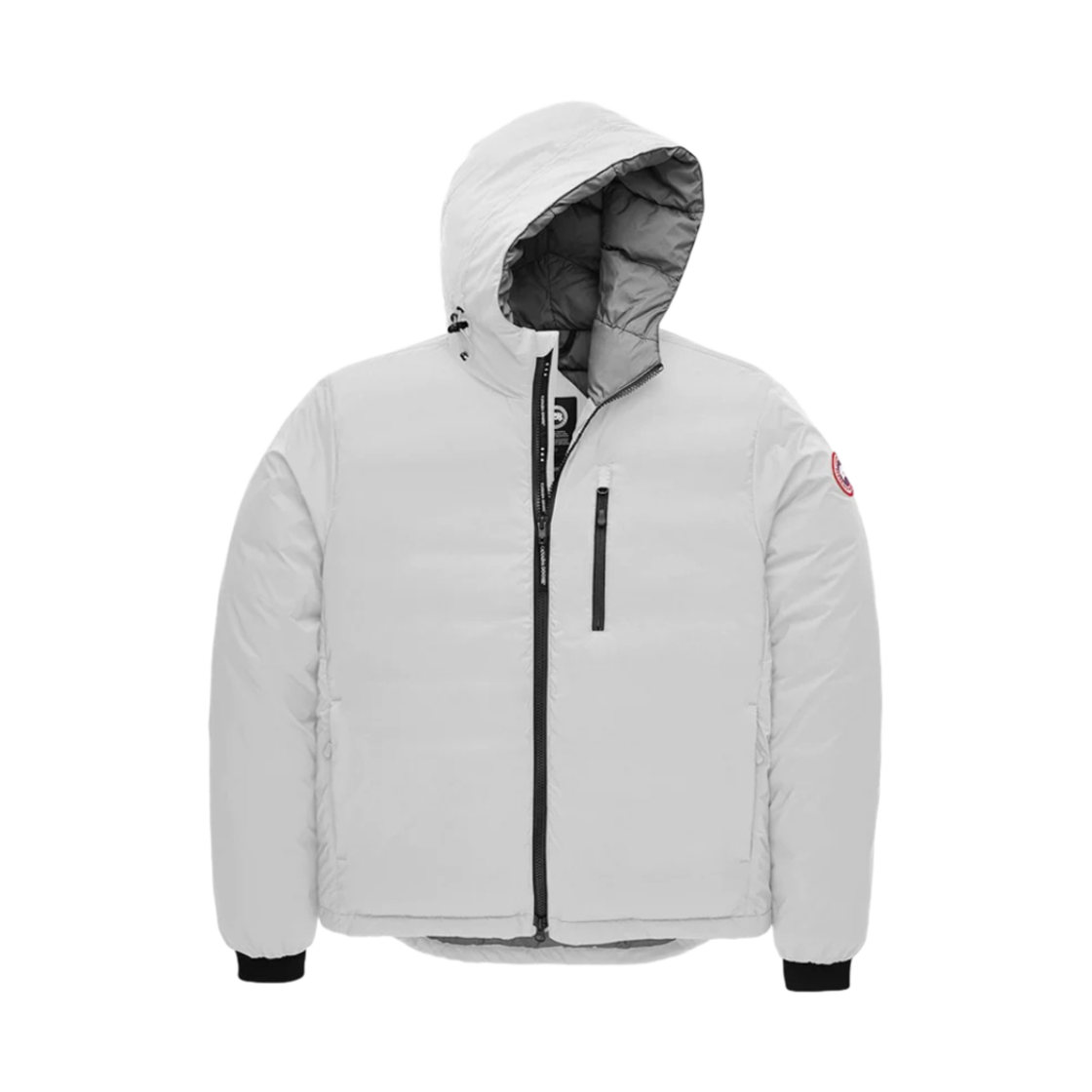 5078M Canada Goose Lodge Down Hoody Matte Finish Silverbirch