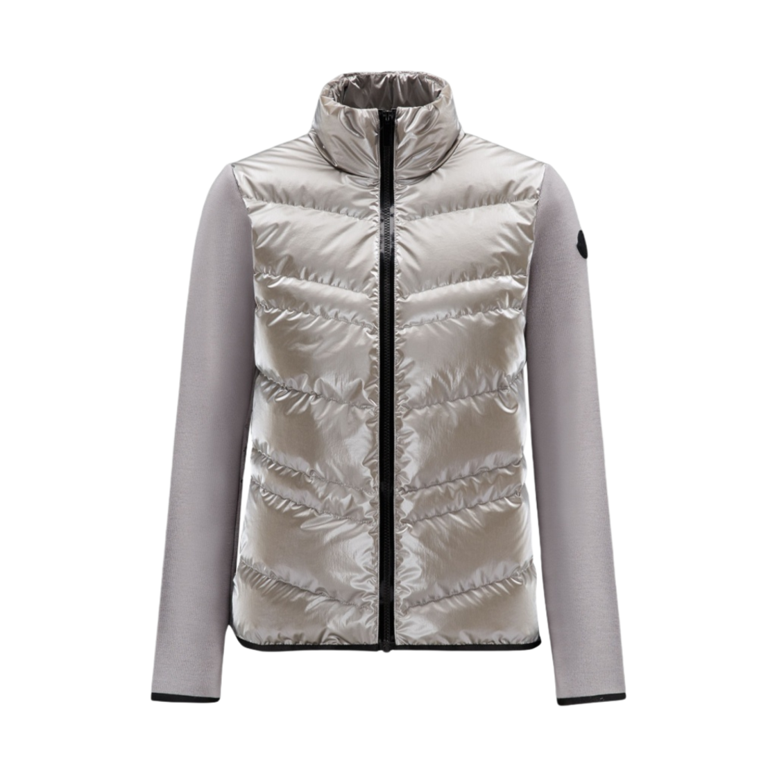 (W) 몽클레르 패딩 울 가디건 실버 - 22FW((W) Moncler Padded Wool Cardigan Silver - 22FW) - 1