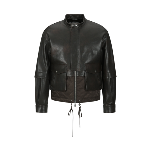 앤더슨벨 유니섹스 기타리스트 프린트 타이벡 자켓 레드 | ADSB