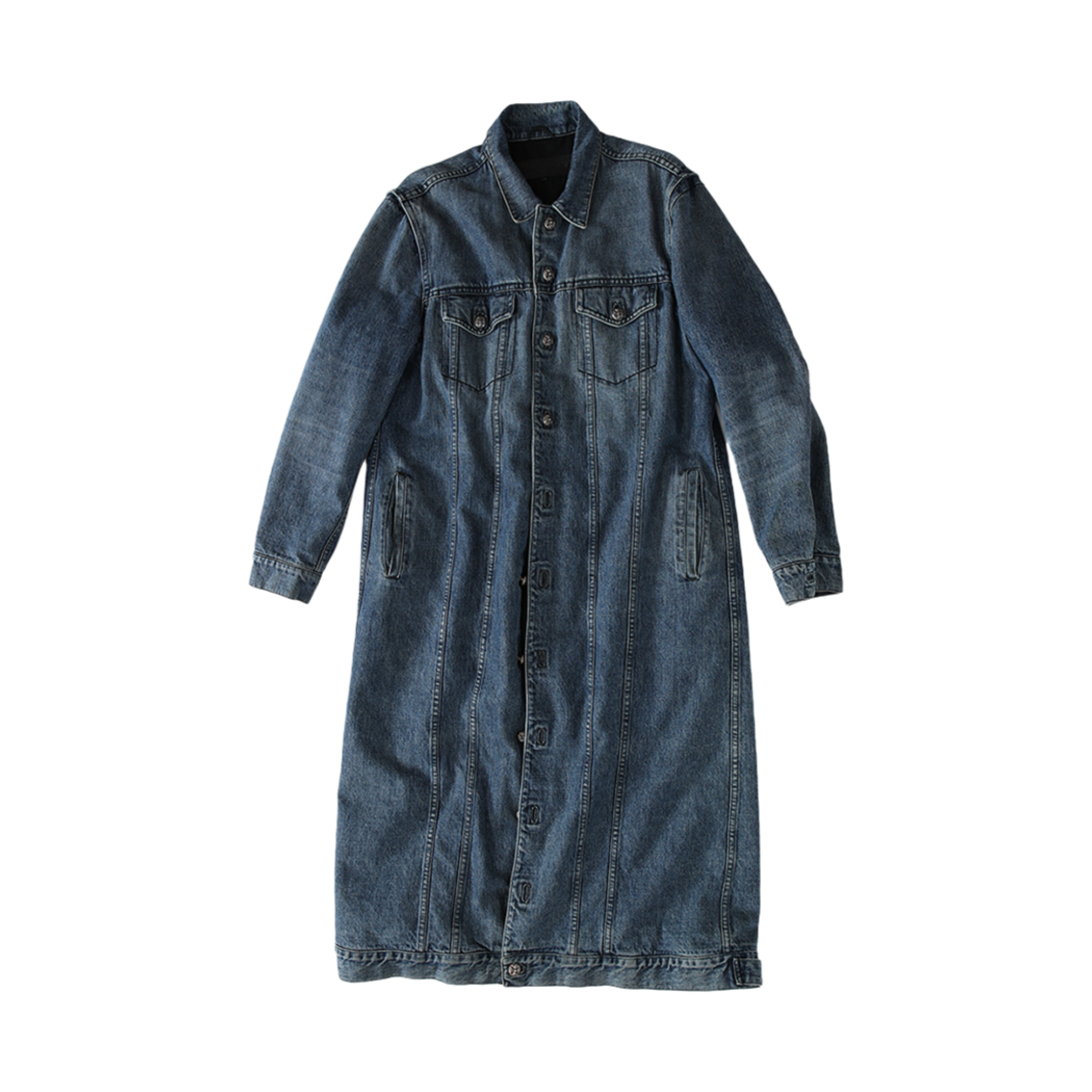 한스룸 크롬하츠 데님 롱 코트(Hansroom Chrome Hearts Denim Long Coat)