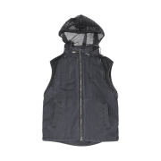 Icyto Logo Hoodie Vest Charcoal