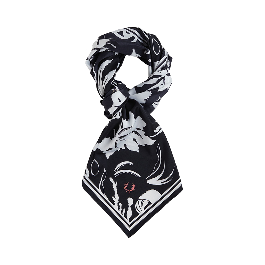 CFPU2519148-102 Fred Perry Amy Scarf Black