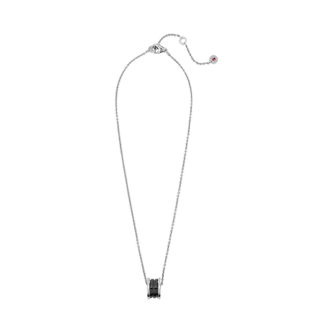 불가리 세이브 더 칠드런 네클리스 스털링 실버 블랙 세라믹(Bulgari Save The Children Necklace Sterling Silver Black Ceramic)