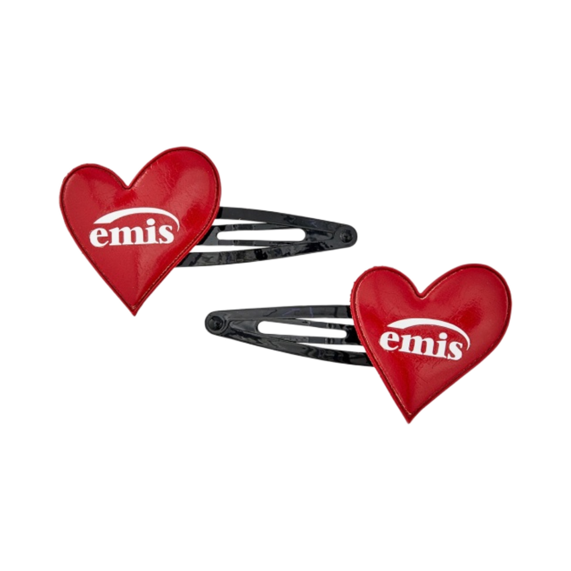 - (W) Emis Heart Hairpin Red