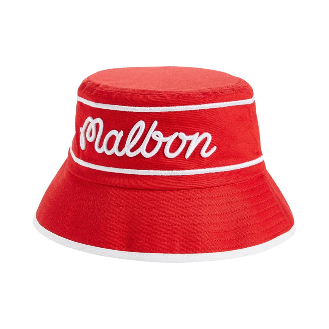 - Malbon Golf x Budweiser Bucket Hat Red