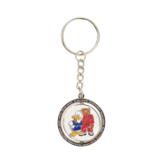 Palace Dog and Duck Keyring Silver - 22SS
