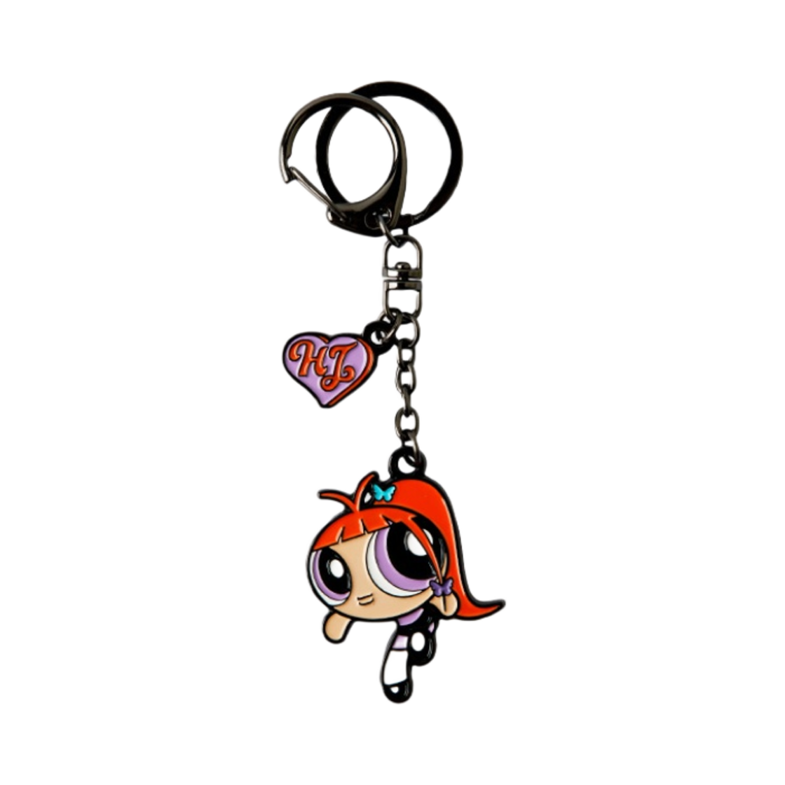 뉴진스 x 파워퍼프걸 메탈 키링 혜인(NewJeans x The Powerpuff Girls Metal Keyring Hyein)