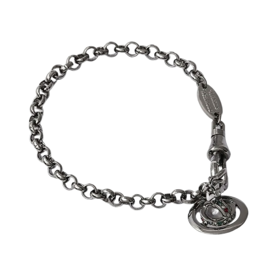 비비안 웨스트우드 뉴 쁘띠 오브 브레이슬릿 건메탈